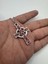Kırmızı Haç Celtic Cross Desen Unisex Kolye – Metal Zincirli Gotik ve Anlamlı Tasarım 1