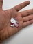 Hello Kitty Doğum Günü Pasta Desen Kolye – Metal Zincirli Sevimli ve Renkli Takı 1