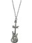 Slipknot Elektro Gitar Desen Unisex Metal Kolye – Rock Tarzı Takı - Metal 1
