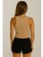 Fitilli Halter Yaka Kadın Crop Atlet 4