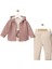 Lowe You Yazılı Kız Bebek Üçlü Takım 1