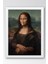 Burnu Mandallı Mona Lisa Çerçeveli Tablo - Wc Tuvalet Için Tablo 1