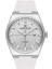 DK.1.10675.4 Beyaz Silikon Kordonlu Ikonik Metalik Tasarım Takvimli Erkek Kol Saati 1