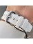 DK.1.10675.4 Beyaz Silikon Kordonlu Ikonik Metalik Tasarım Takvimli Erkek Kol Saati 4