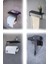 Metal 4’lü Set | Tuvalet Kağıtlık, Havlu Askısı, Kağıt Havluluk ve Fön Makinesi Tutucu | Paslanmaz, Yüksek Taşıma Kapasiteli, Banyo & Mutfak Için 1