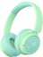 Güvenli Ses Sınırlı 60 Saat Oynatma Süreli Bluetooth Çocuk Kulaklığı Yeşil 2