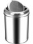Premium Serisi Pratik Döner Kapaklı 5 Litre Mutfak/banyo Çöp Kovası Paslanmaz Krom, 5l 1