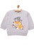 Basic Az Şardonlu Tilki Desenli Sweatshirt Kız Bebek 1