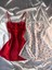 Kırmızı Saten Gecelik 1