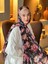 Fiori Desen Lina Şal - Vizon 1