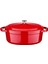 Sığ Döküm Tencere Kırmızı 24cm 1