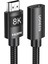 8k 60HZ Örgülü HDMI 2.1 Uzatma Kablosu 50CM 3