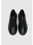 Siyah Deri Erkek Sneaker 5