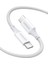Usb-C 100W 3A Qc Pd Silikon Örgülü Hızlı Şarj Kablosu, 1 Metre, Beyaz, 15267 2