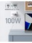 Usb-C 100W 3A Qc Pd Silikon Örgülü Hızlı Şarj Kablosu, 1 Metre, Beyaz, 15267 3
