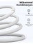 Usb-C 100W 3A Qc Pd Silikon Örgülü Hızlı Şarj Kablosu, 1 Metre, Beyaz, 15267 5