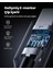 Usb-C 100W 3A Qc Pd Silikon Örgülü Hızlı Şarj Kablosu, 1 Metre, Beyaz, 15267 6