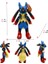 Büyük Pokemon Peluş Tudai Kaplumbağa Sarı Kaya Kurdu Zorua Tyrannosaurus Rex Ateş Püskürten Ejderha Oyuncak Bebek Milyon Lucario (Yurt Dışından) 1