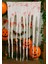 Halloween Cadılar Bayramı Kanlı Saçak Perde Beyaz 1