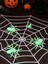 Cadılar Bayramı Fosforlu Neon Örümcek Halloween Parti Dekoru 10 cm 2'li 1