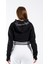 Kadın Kapüşonlu Crop Sweatshirt 8