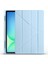 Galaxy Uyumlu Tab S10 Fe Plus Kılıf Zore Tri Folding Kalem Bölmeli Standlı Kılıf-Mavi 1