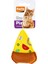 Peluş Kedi Oyuncağı Pizza 10,5 cm Sarı 2
