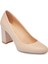 Nude Hakiki Deri Kadın Topuklu Ayakkabı - K25I1AY67794-Q0C 1