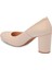 Nude Hakiki Deri Kadın Topuklu Ayakkabı - K25I1AY67794-Q0C 2