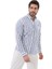 Erkek Regularfit Nakışlı Çizgili %100 Pamuk Gömlek 10