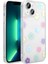 Apple iPhone 14 Uyumlu Şeffaf Renkli Figürlü Folk Kılıf Sert Kapak 1