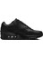 Air Max 90 Unisex Leather Sneaker Hakiki Deri Günlük Spor Ayakkabı Siyah 2