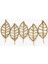 Leafy Gold El Örgü Duvar Askısı 3