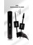 2in1 Çift Taraflı Maskara Eyeliner Hacim Veren Kıvırıcı Etkili Rimel Keçe Uçlu Eyeliner-Siyah 1