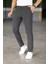 Erkek Antrasit Renk Italyan Kesim Slimfit Kumaş Pantolon 4