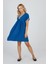 Viskon Elbise – Yazın Vazgeçilmezi Mavi 4