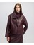 Deri Görünümlü Triko Mix Mont IW6250012026035 1