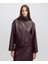 Deri Görünümlü Triko Mix Mont IW6250012026035 2