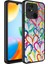 Xiaomi Redmi 10C Kılıf Aynalı Desenli Kamera Korumalı Parlak Zıvo Mirror Kapak-Kalp 1