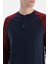 Lacivert Erkek Reglan Kol Pijama Takımı 5
