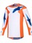 Fluid Grid Off-Road Motosiklet Jerseyi Oranj Mavi Beyaz 1