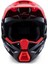 Sm3 Radium Off-Road Kaskı Siyah Kırmızı Beyaz 5