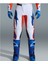 Fluid Grid Off-Road Motosiklet Pantolonu Oranj Mavi Beyaz 3