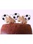 Altın Krampon ve Futbol Topu Şekilli Mum 5 Adet 1