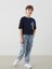 Lcw Kids Indigo Beli Lastikli Erkek Çocuk Kargo Jean Pantolon 2