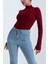 Yarım Balıkçı Yakalı Parmak Geçmeli Bodysuit 3