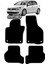 Vw Golf 6 (2009-2013)UYUMLU Ototurco Velur Halı Paspas 1