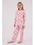 Kız Çocuk Pembe Pijama Takımı 3