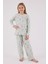 Kız Çocuk Yeşil Pijama Takımı 2