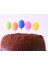 Balon Şekilli Mum Pastel Renk - 5 Adet 1